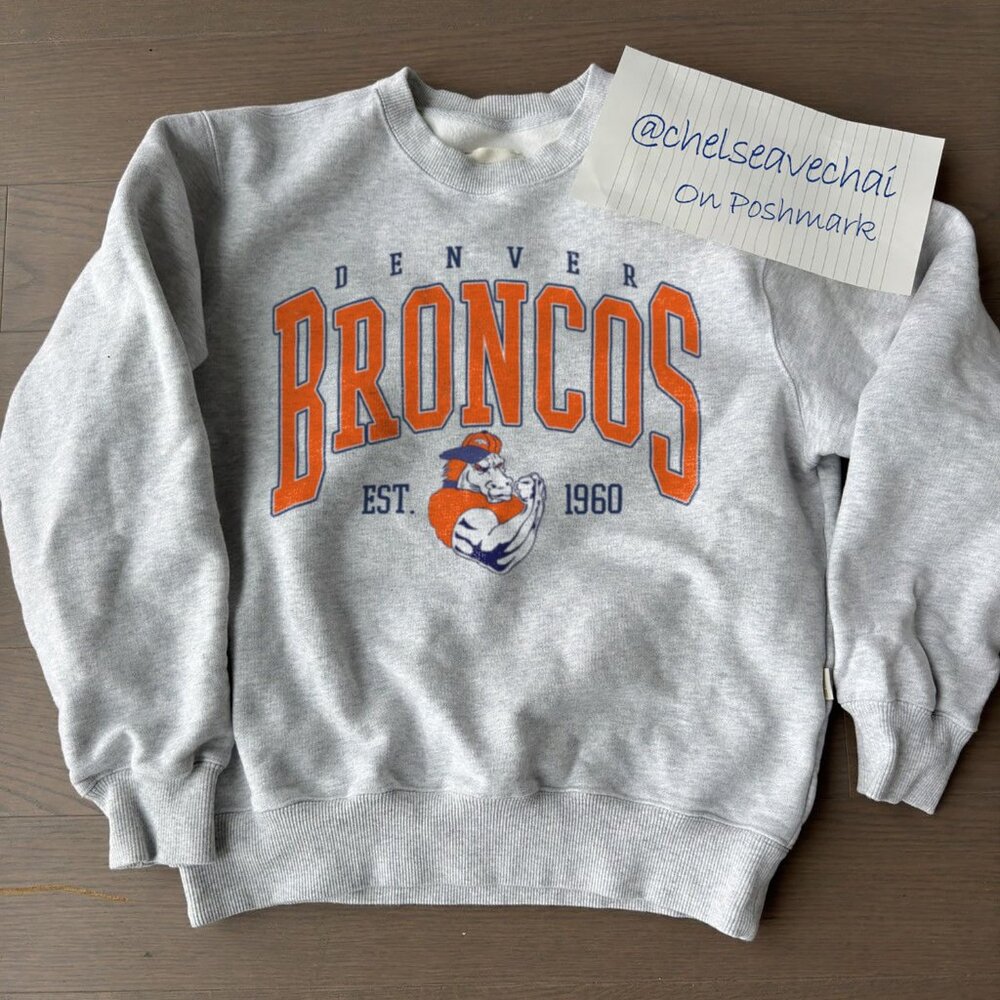 Vintage Denver Broncos Sweatshirt, Retro NFL Broncos Football Unisex Shirt Tee